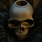 Skull Candle Holder