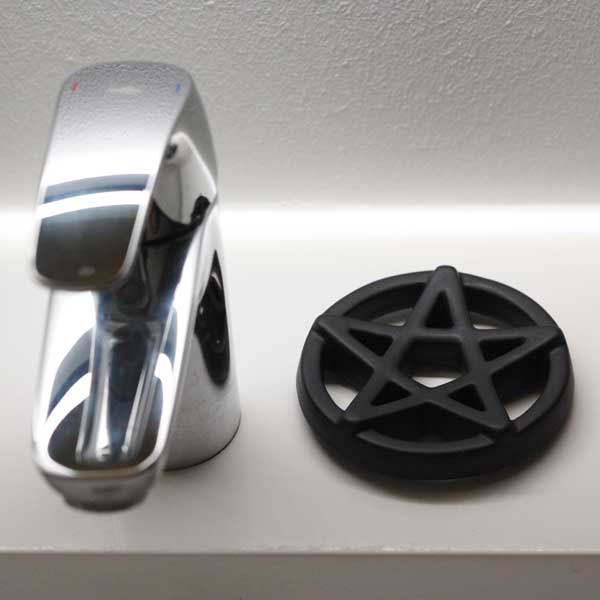 Pentagram soap dish